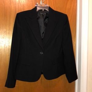 Anne Klein One Button Black Blazer